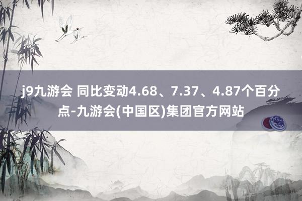 j9九游会 同比变动4.68、7.37、4.87个百分点-九游会(中国区)集团官方网站